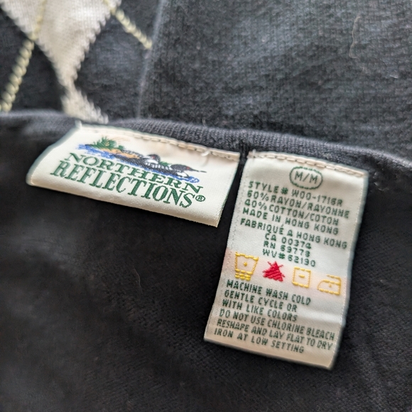 Natural Reflections Elegant Black Sweater Blouse - Picture 5 of 5